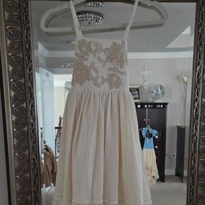 Dollcake Cream Floral Dress